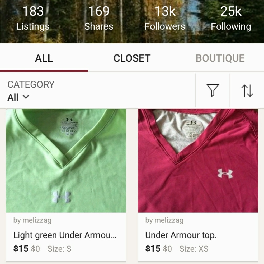 Under Armour top bundle